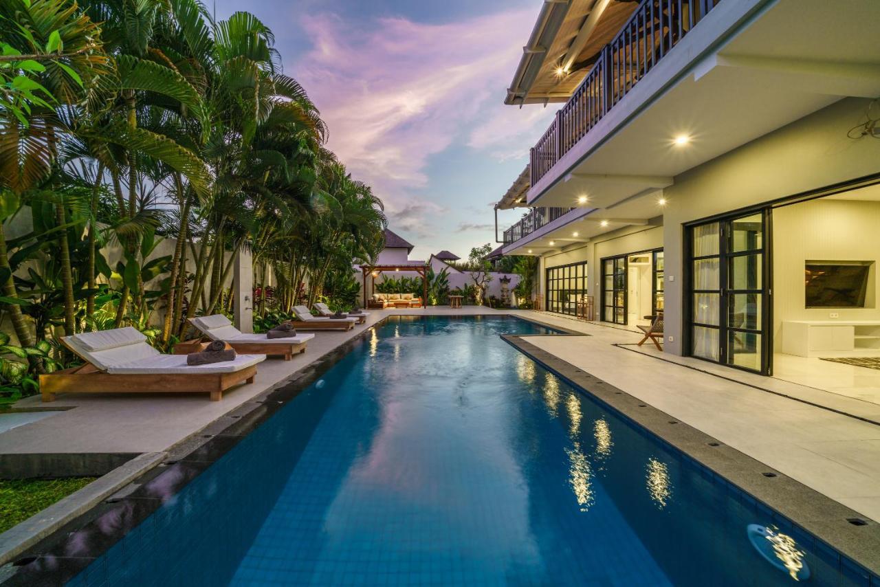 Villa Okenada - Modern 5-Bedroom Pool Villa In Berawa! Canggu Eksteriør bilde